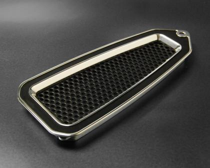 68-69 Camaro / Firebird Stepped Jamb Vents - Polished & Black Trim