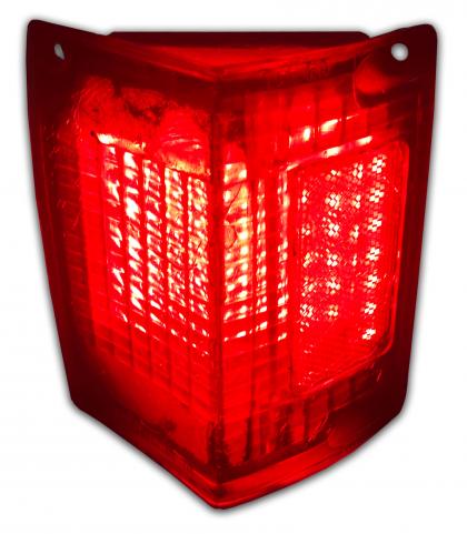 LED panels behind stock lens. (Housing and lens not included)